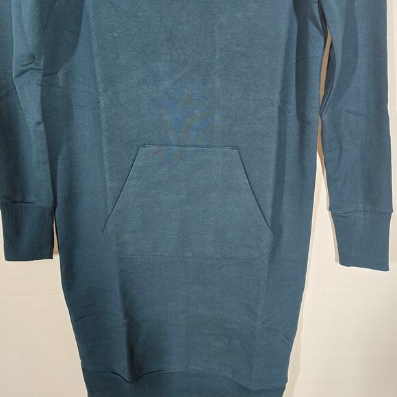 Universal Standard Deep Sea Green Bree Sweatshirt Dress 4XS(0/00) - Picture 4 of 5